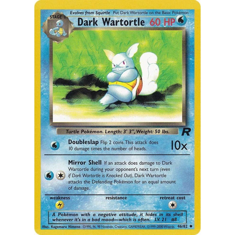 Dark Wartortle (46/82) [Team Rocket Unlimited]