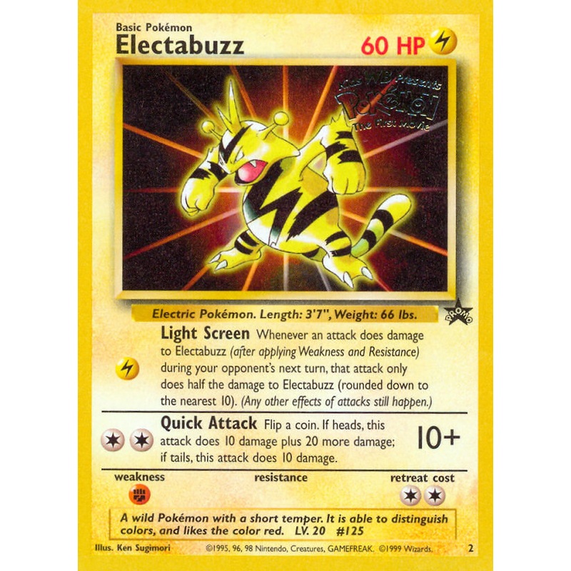 Electabuzz (2) [Wizards of the Coast: Black Star Promos]