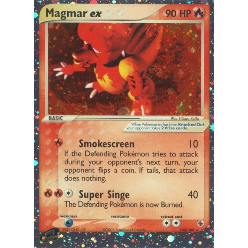 Magmar ex (100/109) [EX: Ruby & Sapphire]