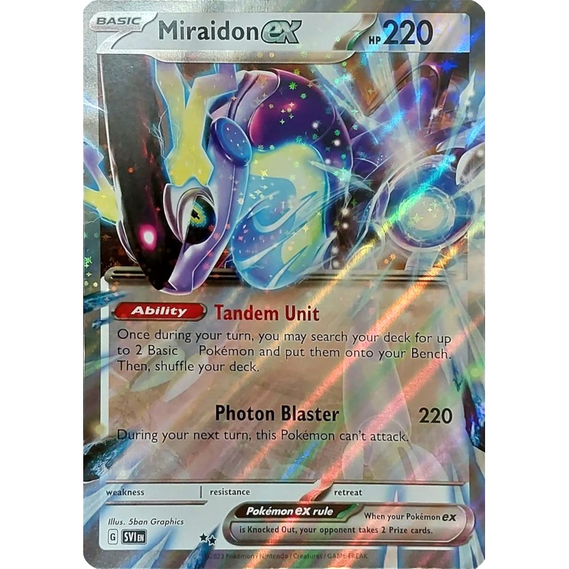 Miraidon ex (Unnumbered) (Jumbo Card) [Scarlet & Violet: Base Set]