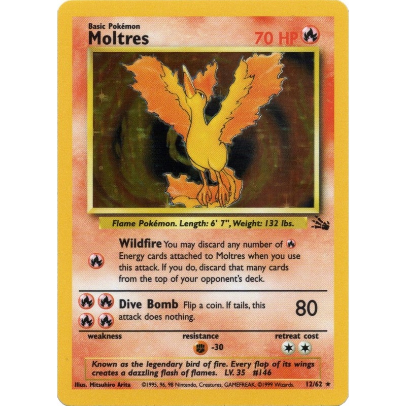 Moltres (12/62) [Fossil Unlimited]