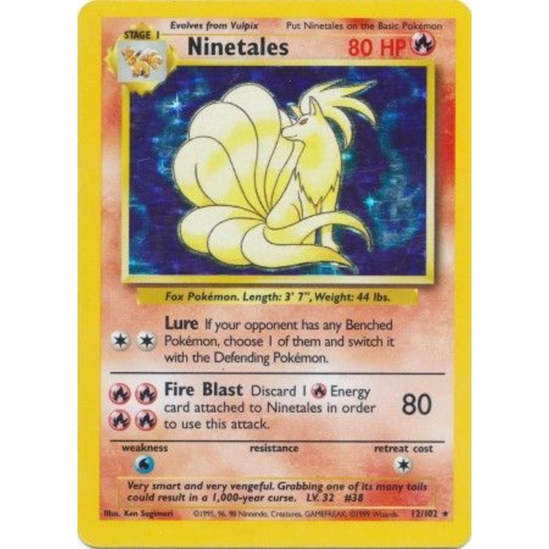 Ninetales (12/102) [Base Set Unlimited]