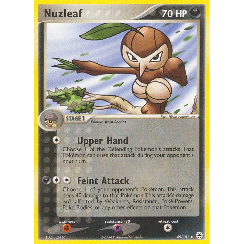 Nuzleaf (45/101) [EX: Hidden Legends]