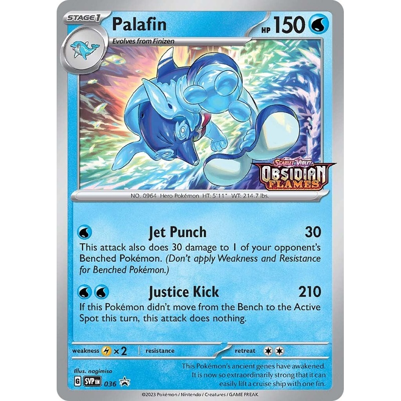 Palafin (036) (Stamped) [Scarlet & Violet: Black Star Promos]