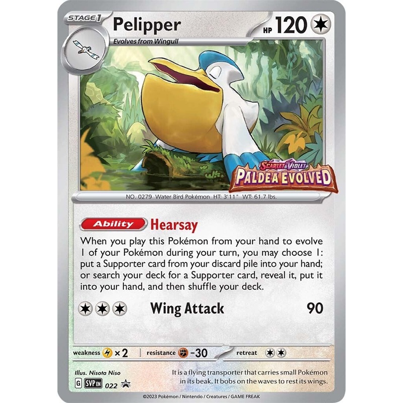 Pelipper (022) [Scarlet & Violet: Black Star Promos]