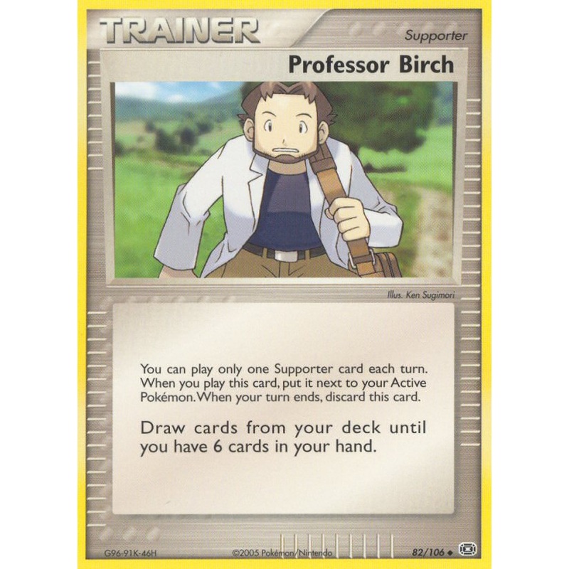 Professor Birch (82/106) [EX: Emerald]
