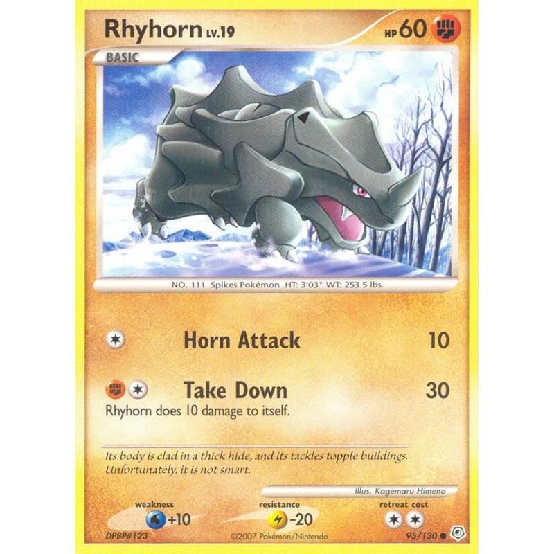 Rhyhorn (95/130) [Diamond & Pearl: Base Set]