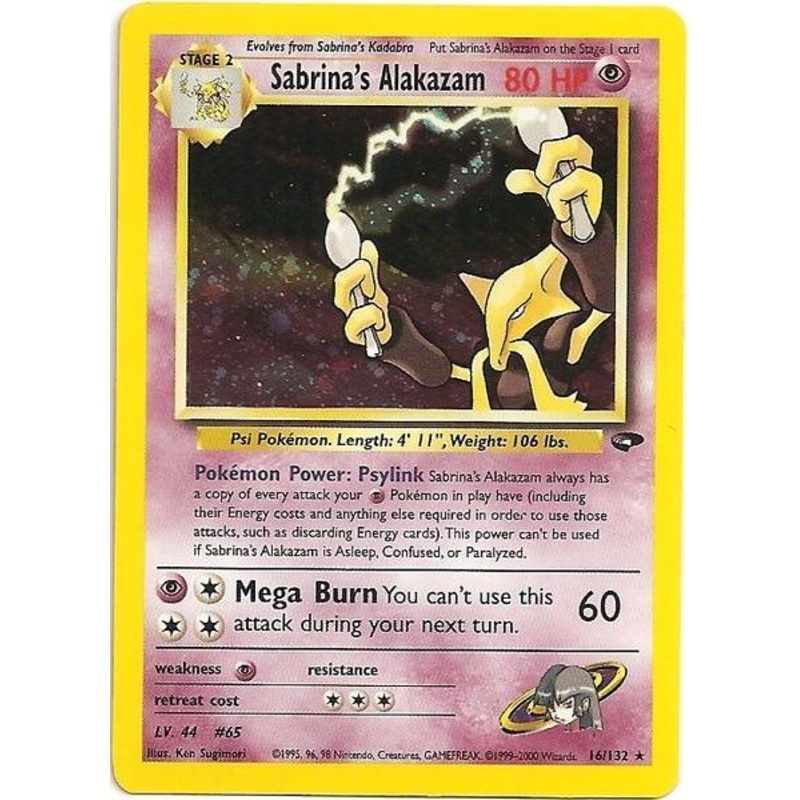 Sabrina's Alakazam (16/132) [Gym Challenge Unlimited]
