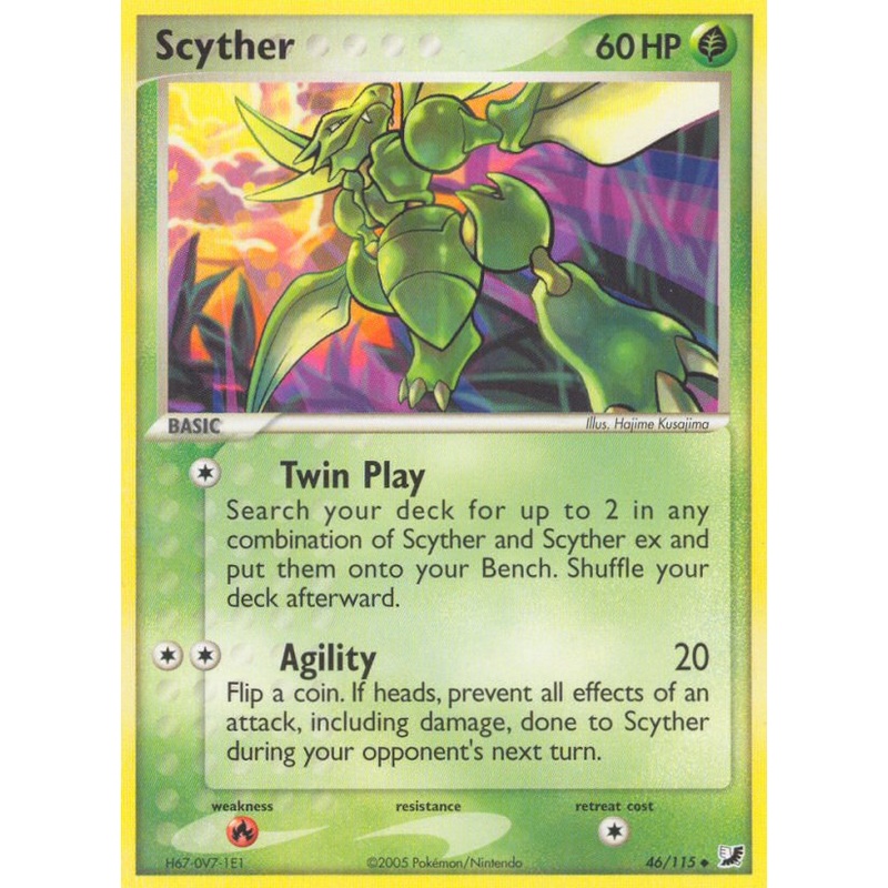Scyther (46/115) [EX: Unseen Forces]