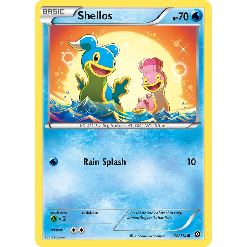 Shellos (28/114) [XY: Steam Siege]