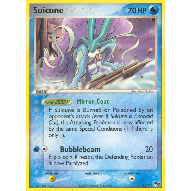 Suicune (4/17) [POP Series 2]