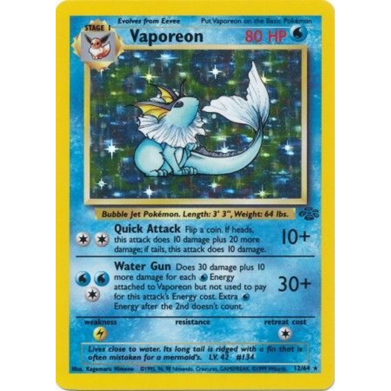 Vaporeon (12/64) [Jungle Unlimited]