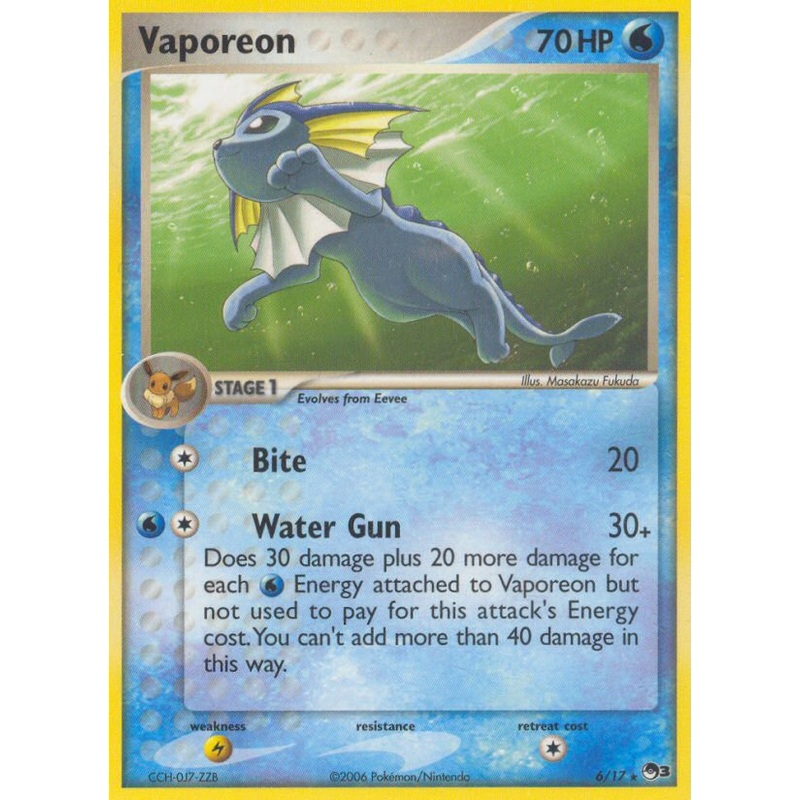 Vaporeon (6/17) [POP Series 3]