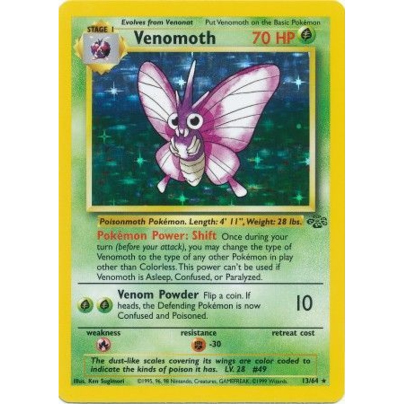 Venomoth (13/64) [Jungle Unlimited]