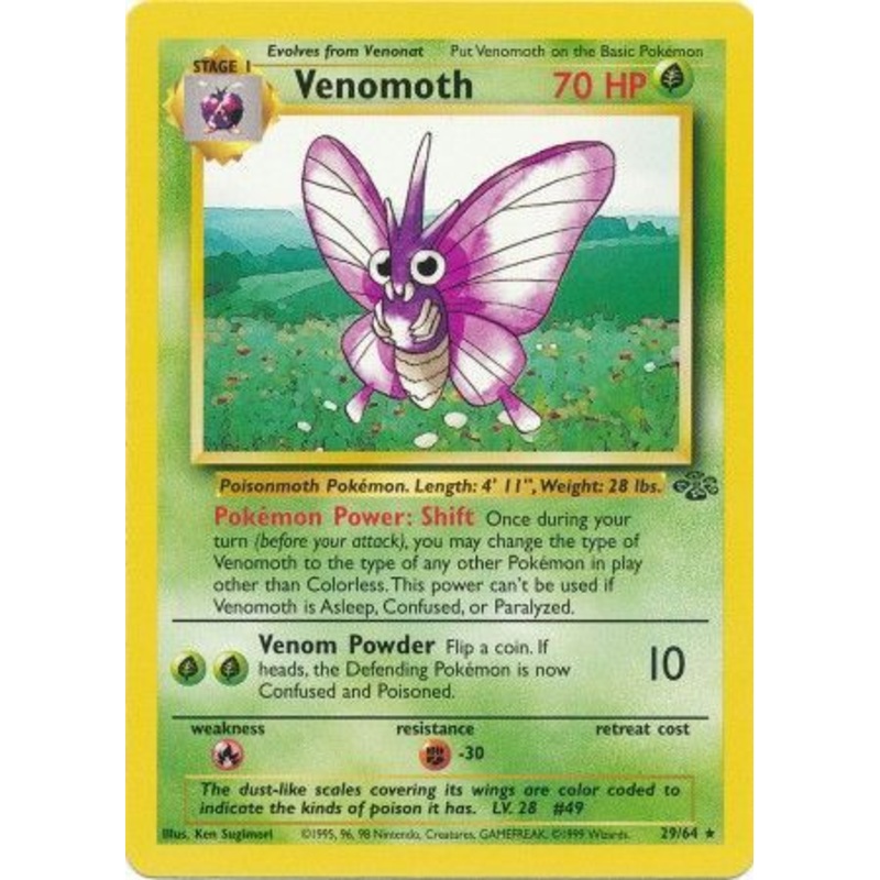 Venomoth (29/64) [Jungle Unlimited]