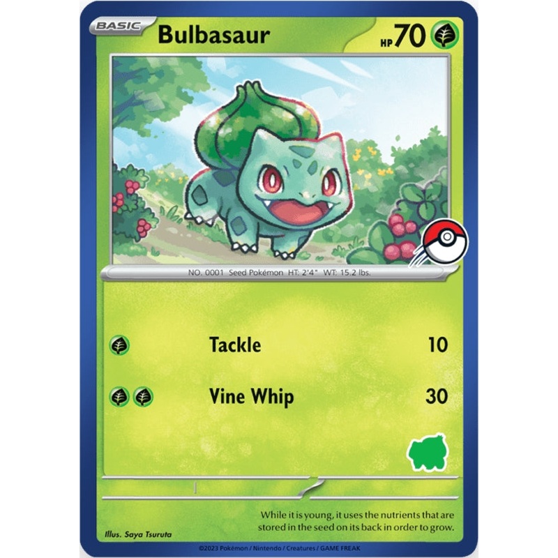 Bulbasaur (Blue Border) [My First Battle]