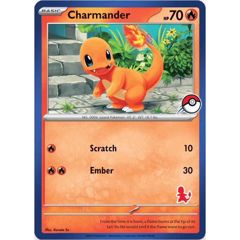 Charmander (Blue Border) [My First Battle]