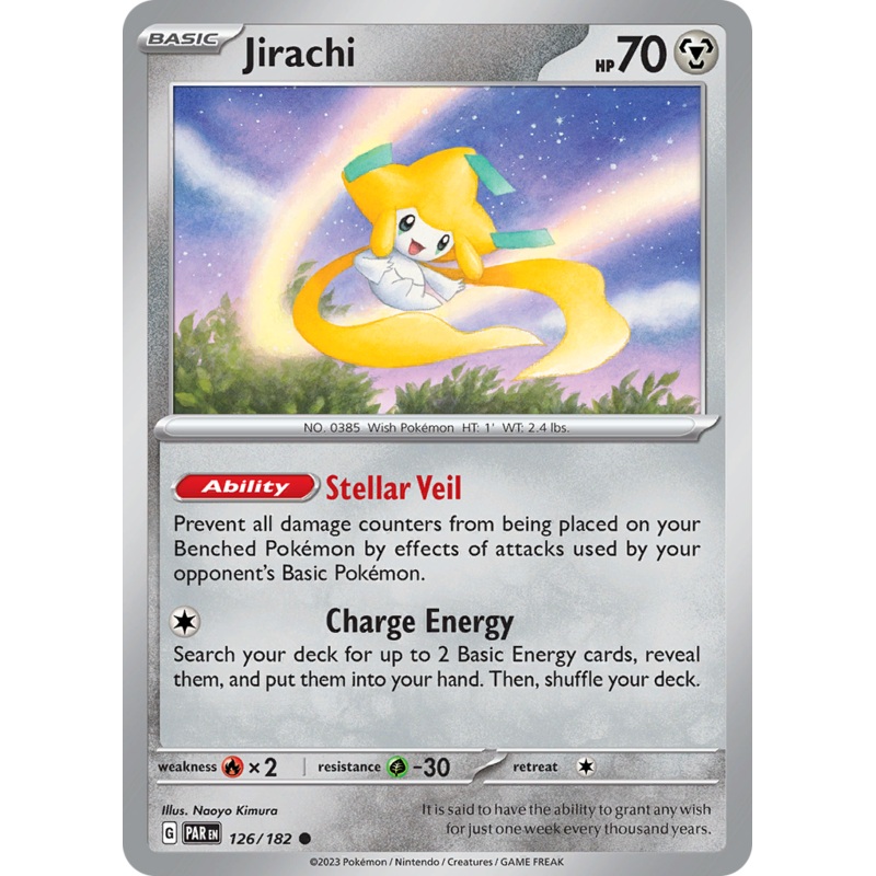 Jirachi (126/182) [Scarlet & Violet: Paradox Rift]