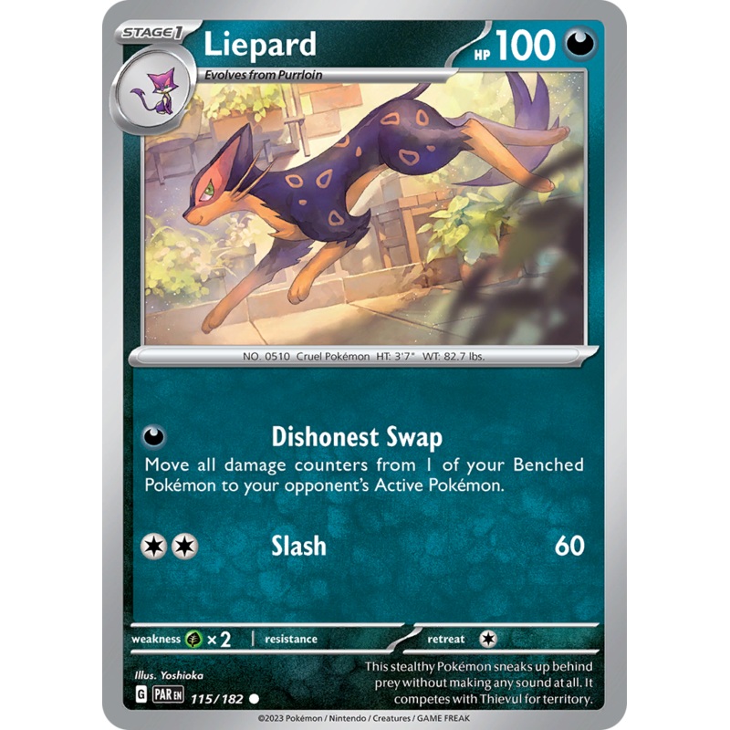 Liepard (115/182) [Scarlet & Violet: Paradox Rift]