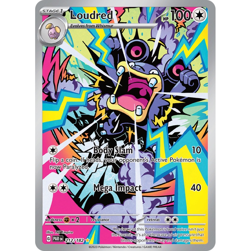 Loudred (212/182) [Scarlet & Violet: Paradox Rift]