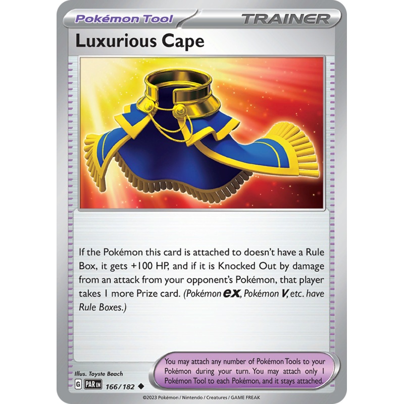 Luxurious Cape (166/182) [Scarlet & Violet: Paradox Rift]