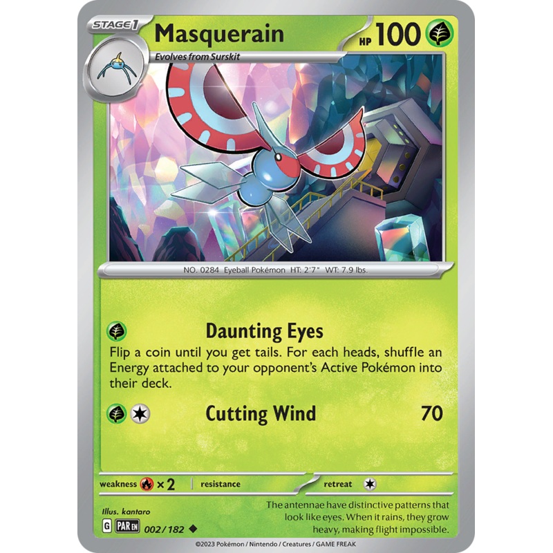Masquerain (002/182) [Scarlet & Violet: Paradox Rift]