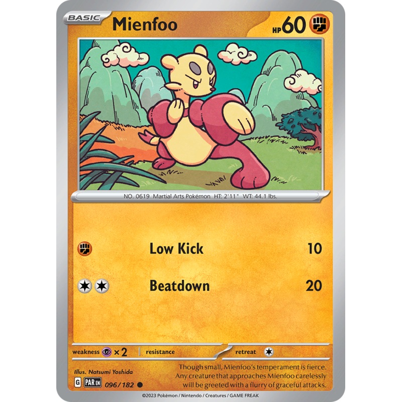 Mienfoo (096/182) [Scarlet & Violet: Paradox Rift]