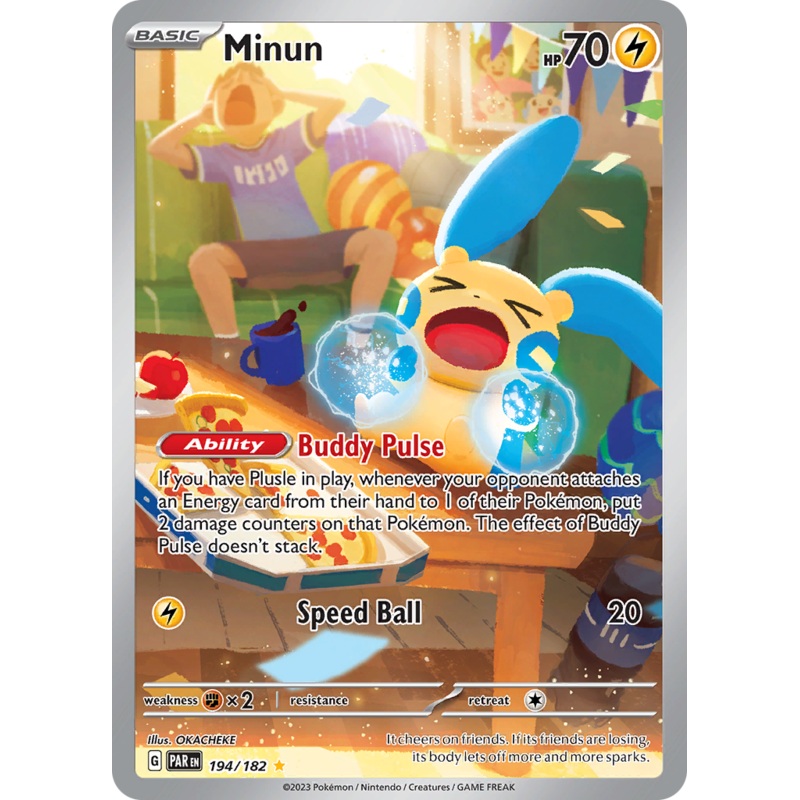 Minun (194/182) [Scarlet & Violet: Paradox Rift]