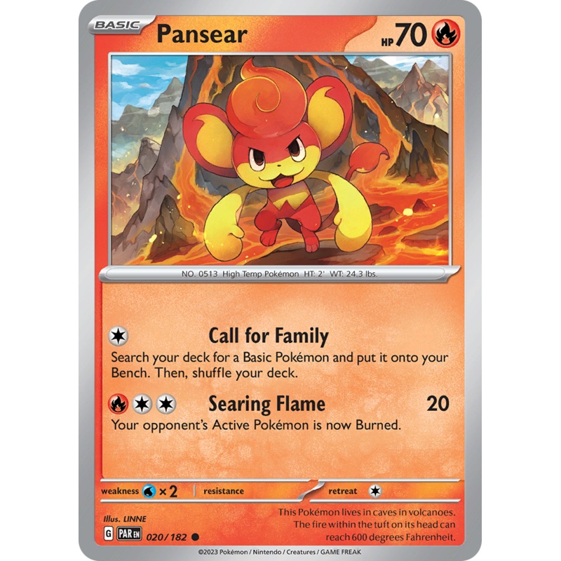 Pansear (020/182) [Scarlet & Violet: Paradox Rift]