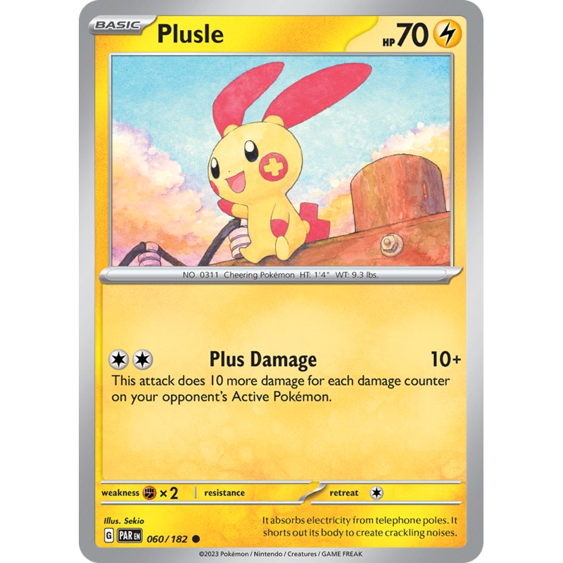 Plusle (060/182) [Scarlet & Violet: Paradox Rift]
