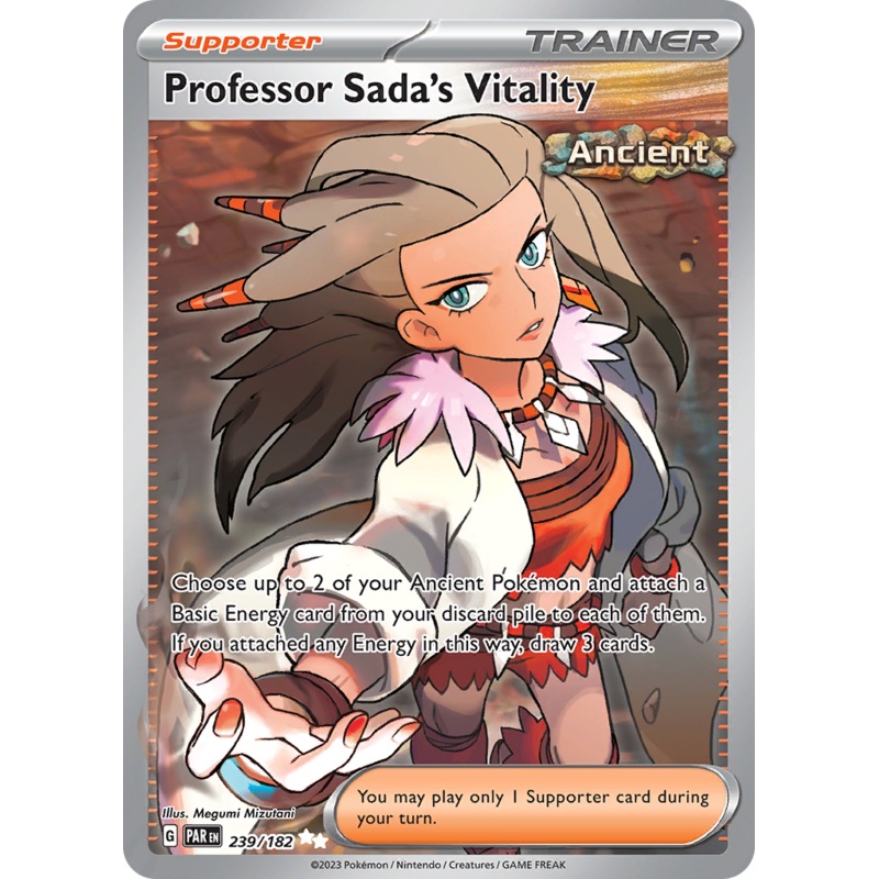 Professor Sada's Vitality (239/182) [Scarlet & Violet: Paradox Rift]