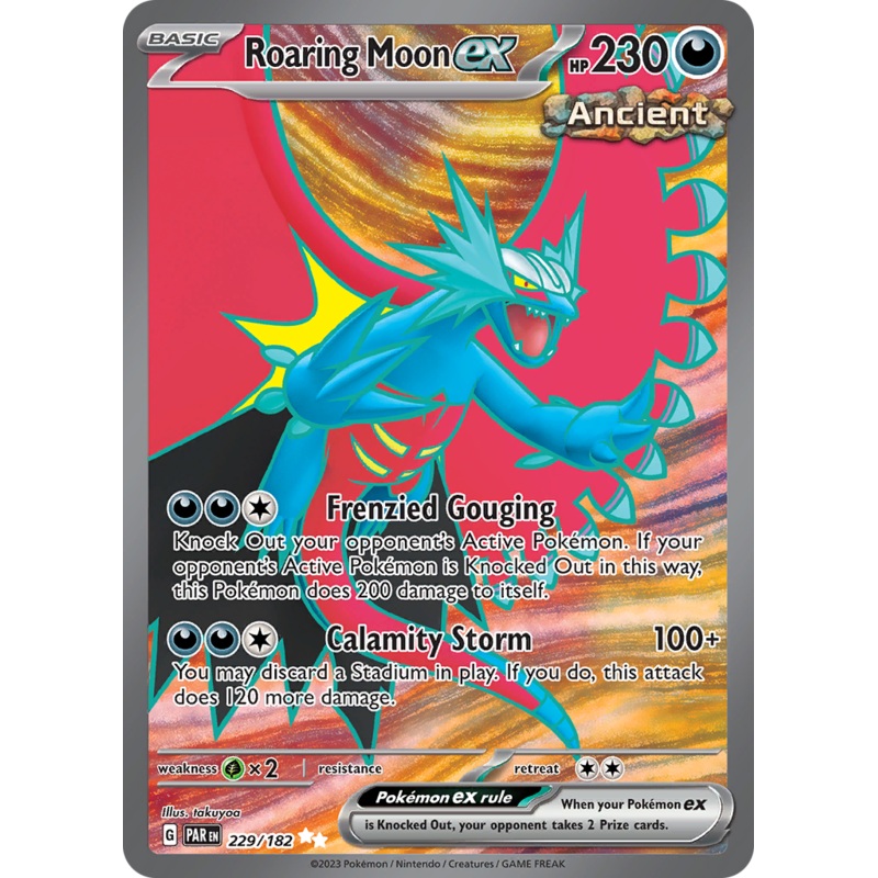 Roaring Moon ex (229/182) [Scarlet & Violet: Paradox Rift]