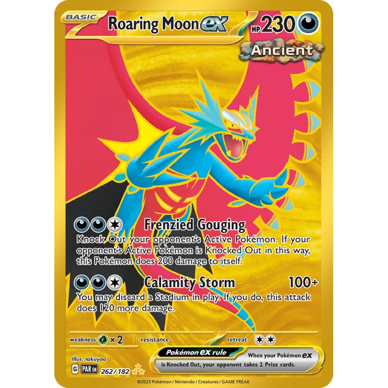 Roaring Moon ex (262/182) [Scarlet & Violet: Paradox Rift]