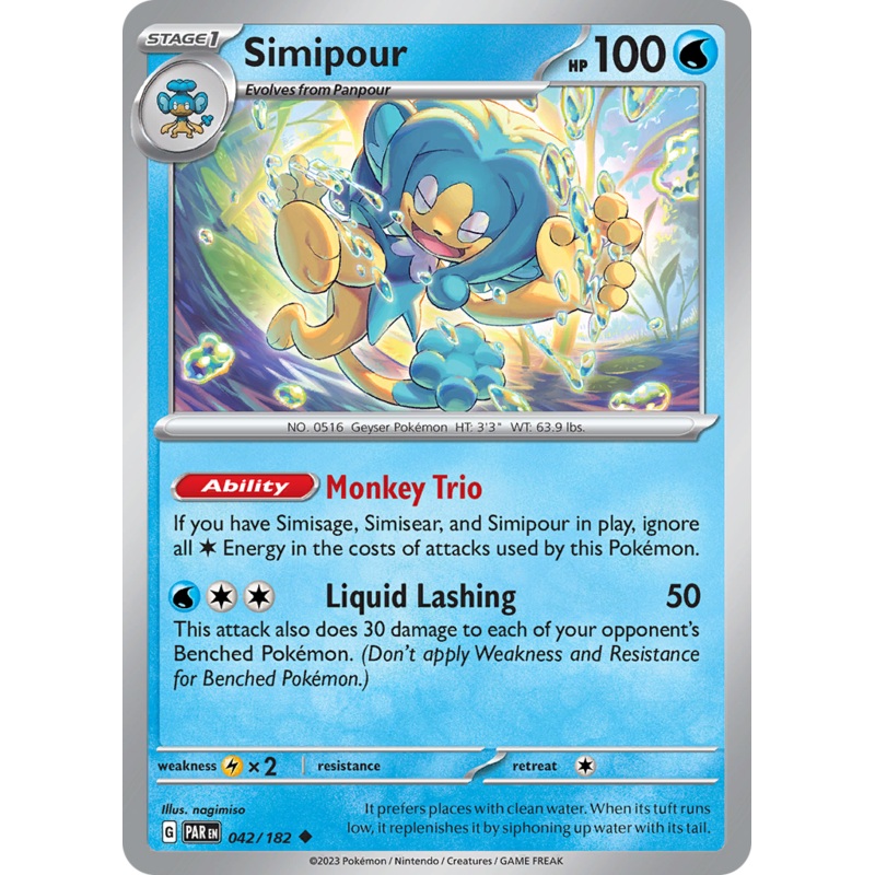 Simipour (042/182) [Scarlet & Violet: Paradox Rift]