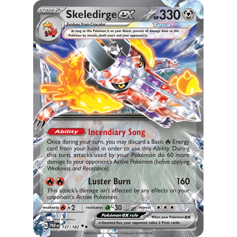 Skeledirge ex (137/182) [Scarlet & Violet: Paradox Rift]