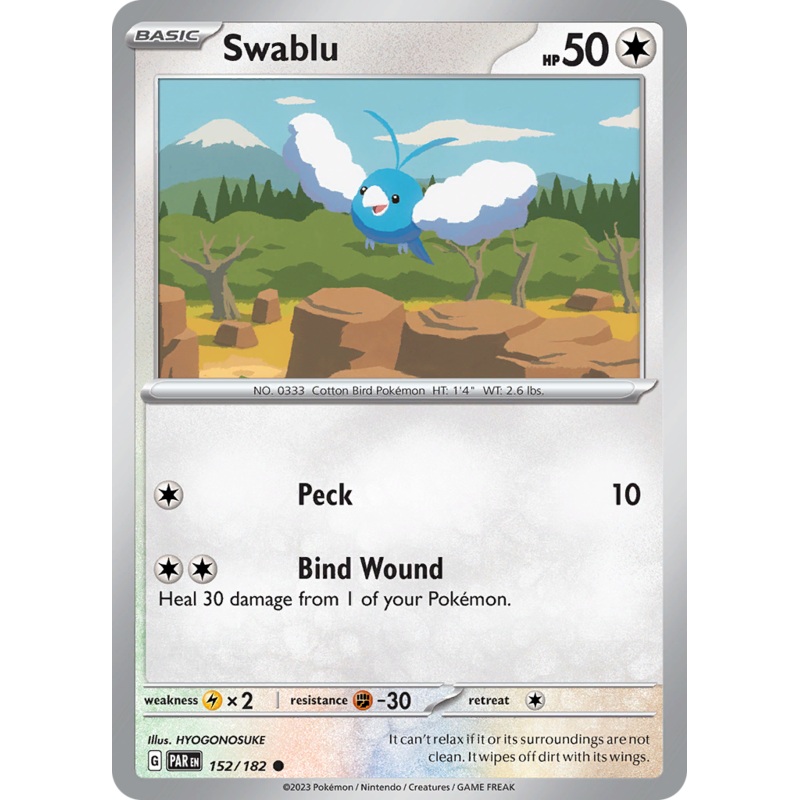 Swablu (152/182) [Scarlet & Violet: Paradox Rift]