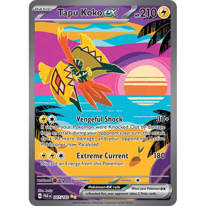 Tapu Koko ex (247/182) [Scarlet & Violet: Paradox Rift]
