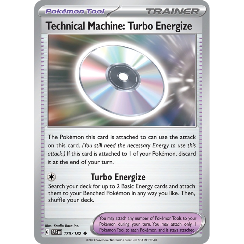 Technical Machine: Turbo Energize (179/182) [Scarlet & Violet: Paradox Rift]