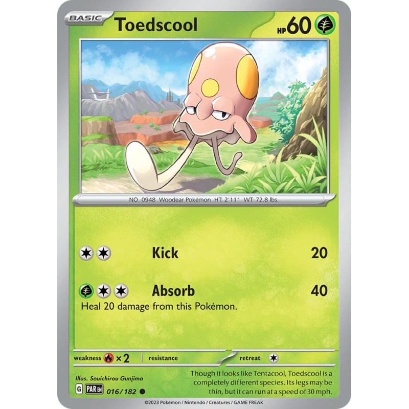 Toedscool (016/182) [Scarlet & Violet: Paradox Rift]