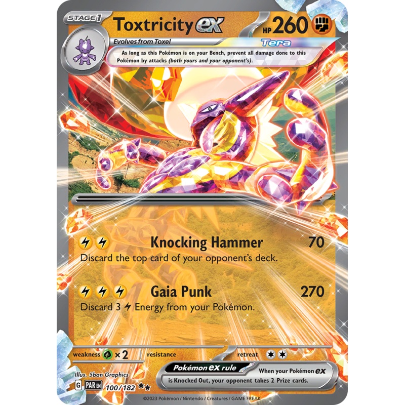 Toxtricity ex (100/182) [Scarlet & Violet: Paradox Rift]