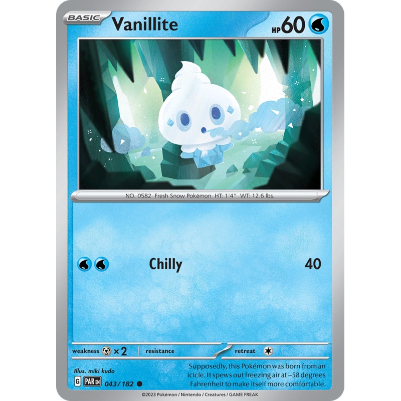 Vanillite (043/182) [Scarlet & Violet: Paradox Rift]