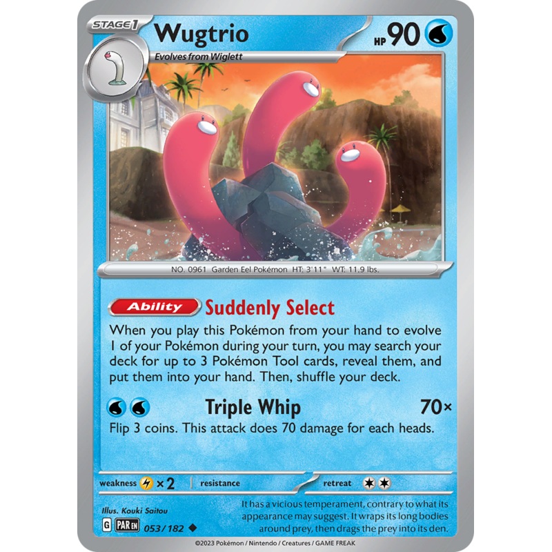 Wugtrio (053/182) [Scarlet & Violet: Paradox Rift]