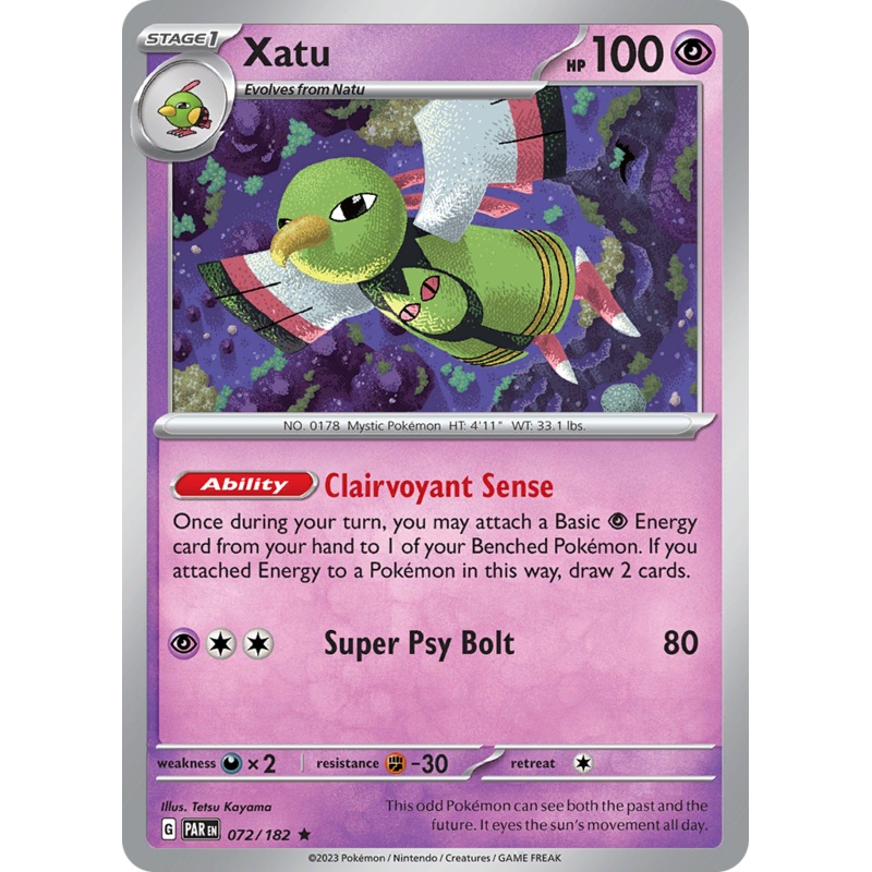 Xatu (072/182) [Scarlet & Violet: Paradox Rift]