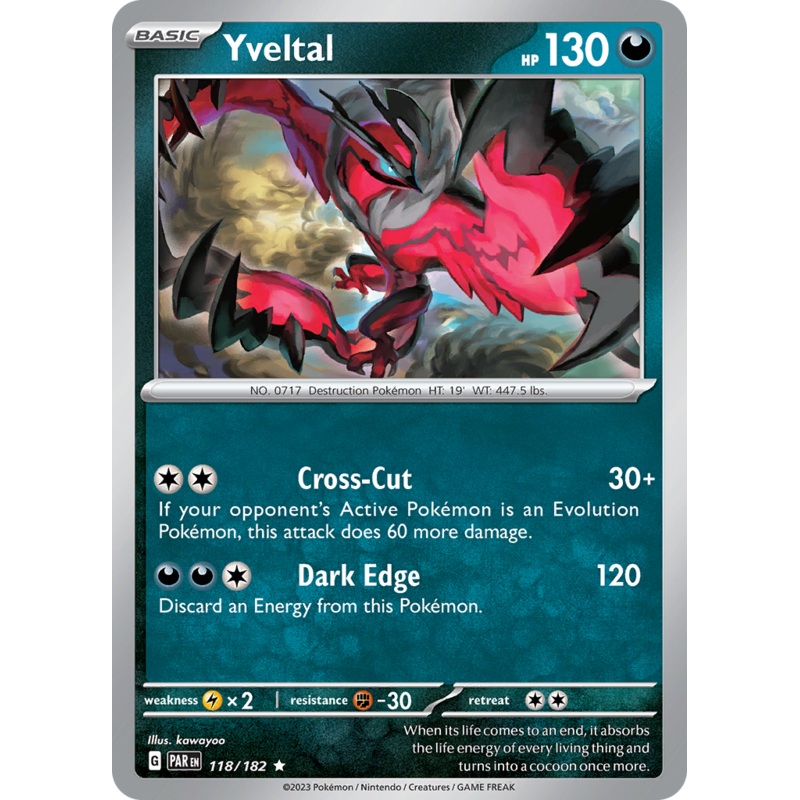 Yveltal (118/182) [Scarlet & Violet: Paradox Rift]