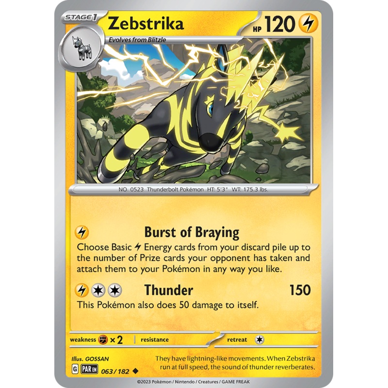Zebstrika (063/182) [Scarlet & Violet: Paradox Rift]