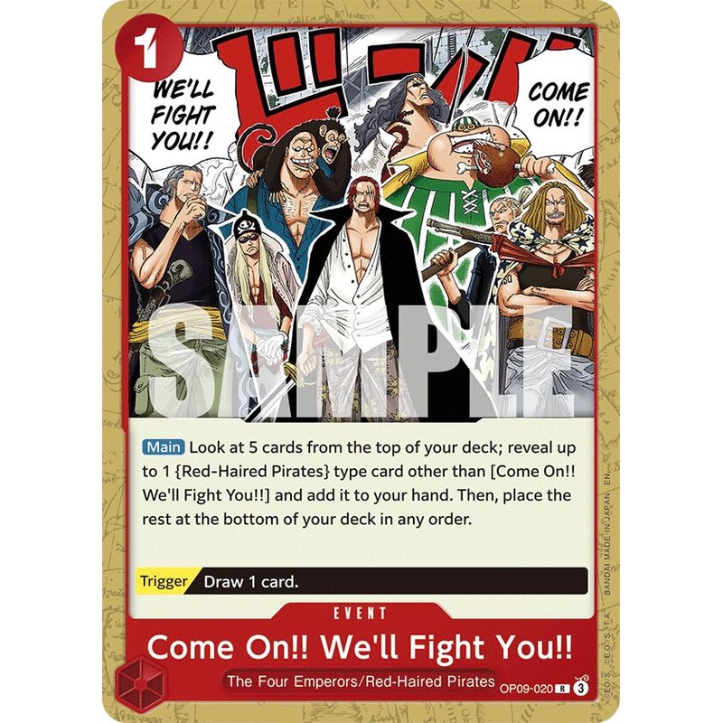 Come On!! We'll Fight You!! (Reprint) [Starter Deck: Red Shanks]