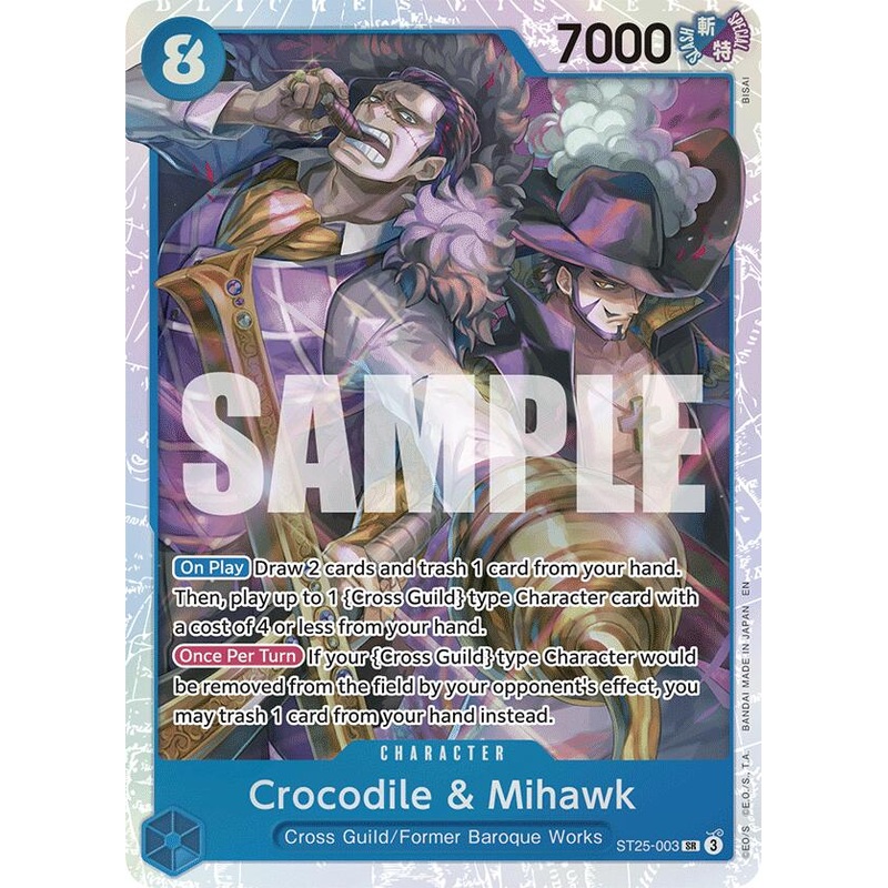 Crocodile & Mihawk [Starter Deck: Blue Buggy]