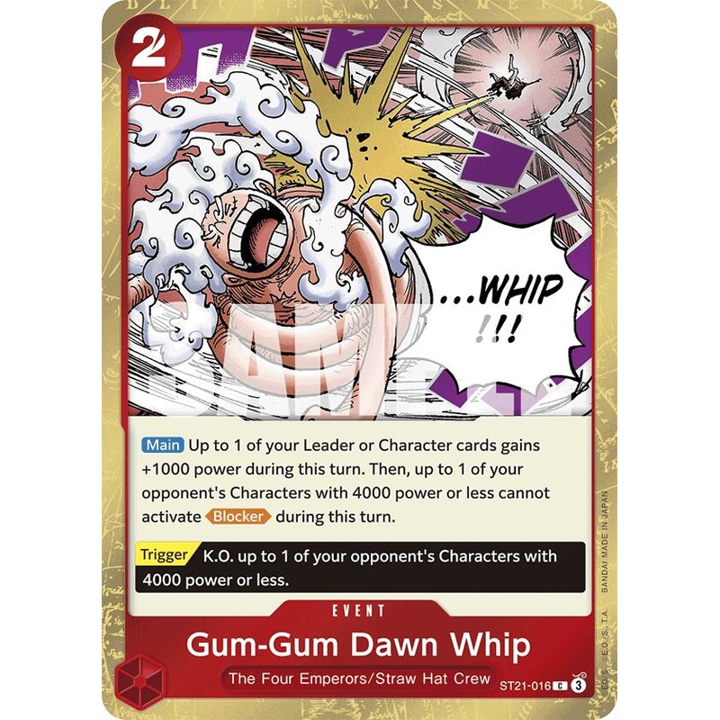 Gum-Gum Dawn Whip [Starter Deck EX: Gear 5]
