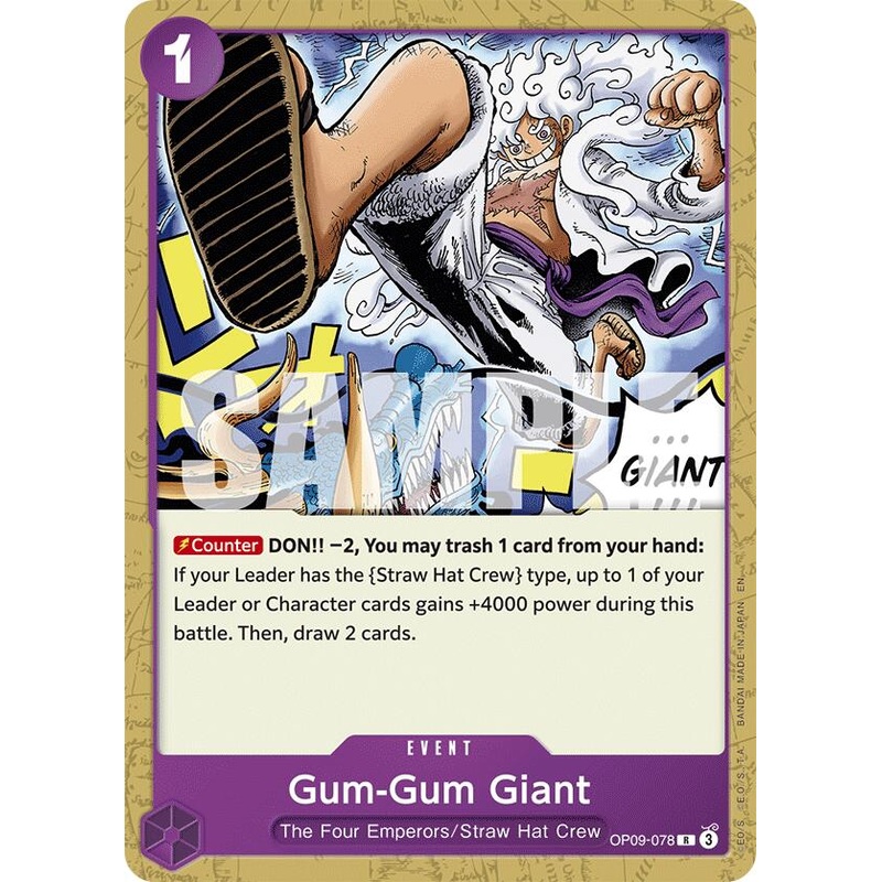 Gum-Gum Giant (Reprint) [Starter Deck: Purple/Black Monkey.D.Luffy]