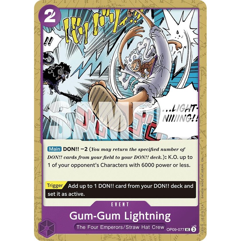 Gum-Gum Lightning (Reprint) [Starter Deck: Purple/Black Monkey.D.Luffy]